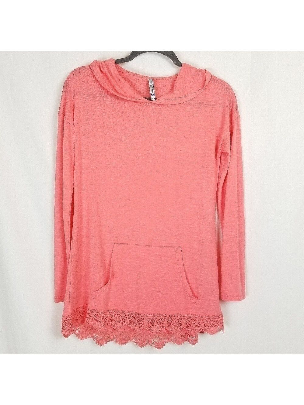 Lightweight long sleeve pullover shirt hoodie